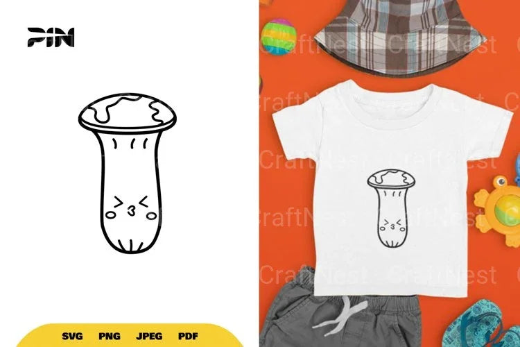 Kawaii Mushroom SVG Bundle - CraftNest - Digital Crafting and Art