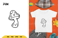 Kawaii Mushroom SVG Bundle - CraftNest - Digital Crafting and Art