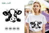 Kawaii Peeking Cow SVG Bundle