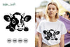 Kawaii Peeking Cow Clipart Bundle