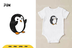Kawaii Penguin SVG Bundle - CraftNest - Digital Crafting and Art