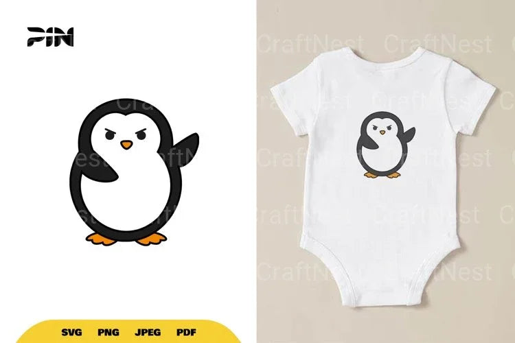 Kawaii Penguin SVG Bundle - CraftNest - Digital Crafting and Art