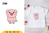 Kawaii Pig SVG Bundle Clipart