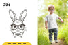 Kawaii Rabbit Chibi and Cute Clipart Bundle