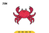 Kawaii Sea Animals Cute Crab Clipart Bundle