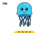 Kawaii Sea Animals Cute Jellyfish Clipart Bundle