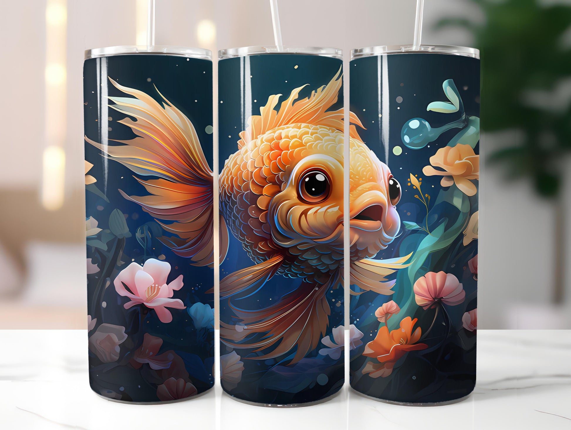 Kawaii Beach 1 Tumbler Wrap - CraftNest