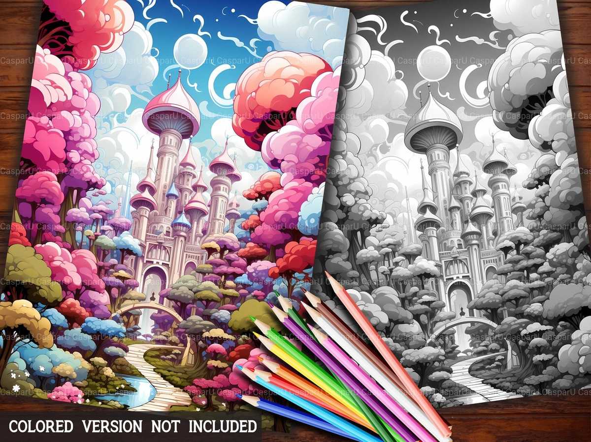 Kawaii Cityscapes Coloring Books - CraftNest