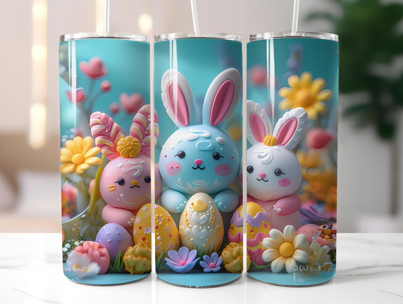 Kawaii Easter 2 Tumbler Wrap - CraftNest