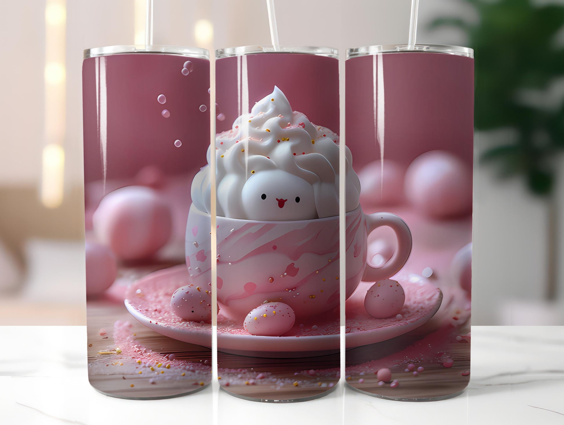 Kawaii Easter 4 Tumbler Wrap - CraftNest