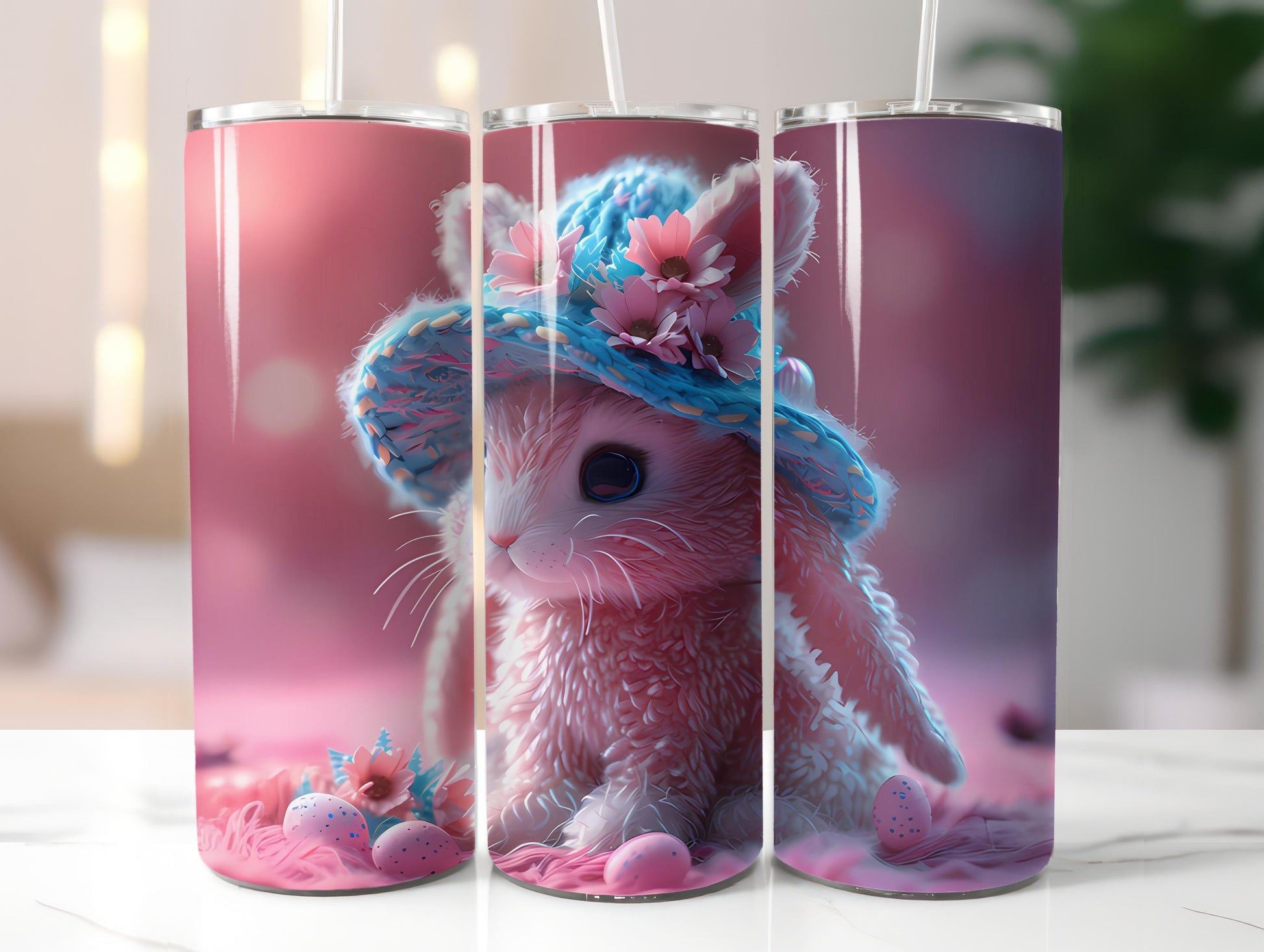 Kawaii Easter 5 Tumbler Wrap - CraftNest
