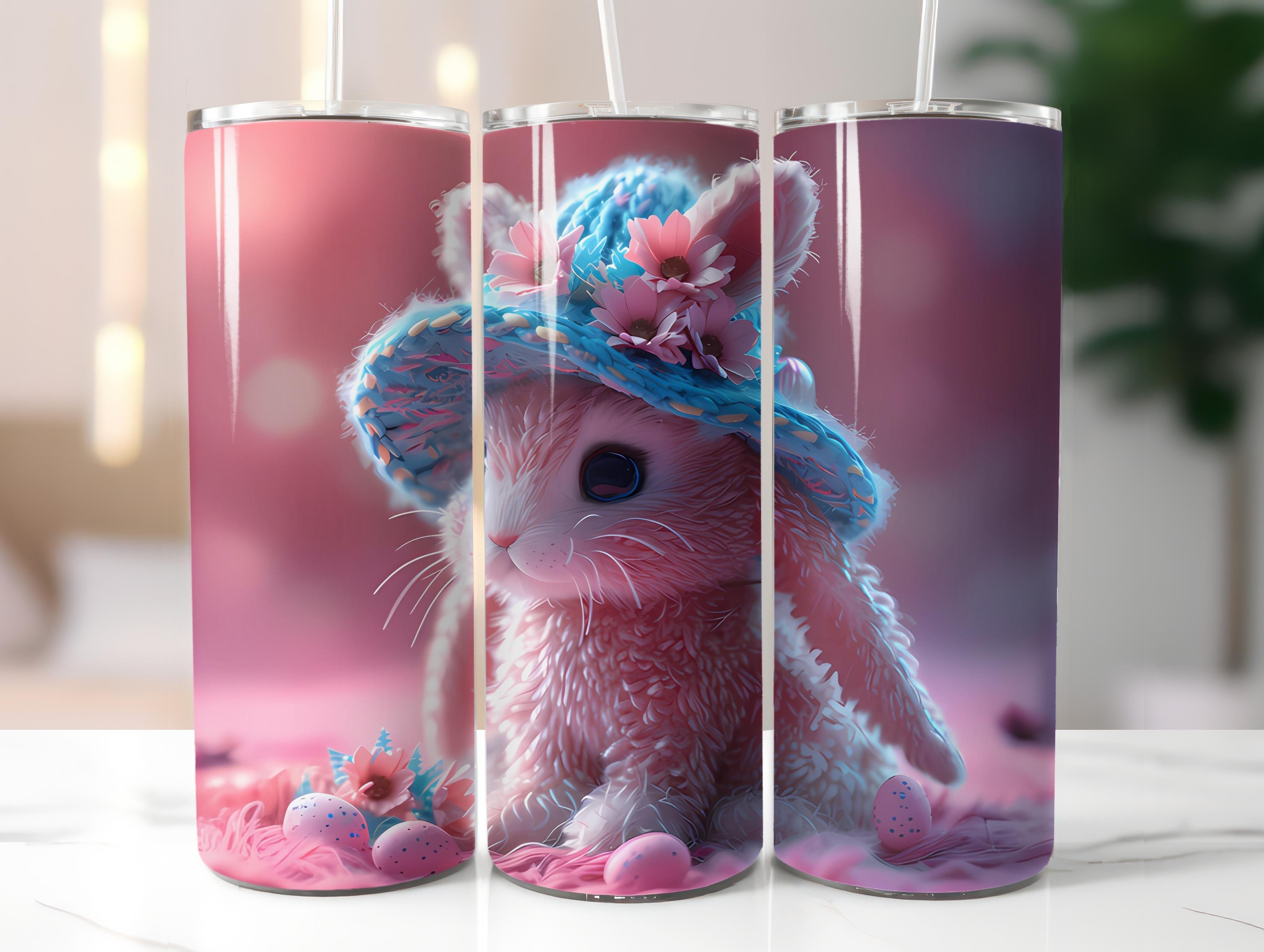 Kawaii Easter 5 Tumbler Wrap - CraftNest