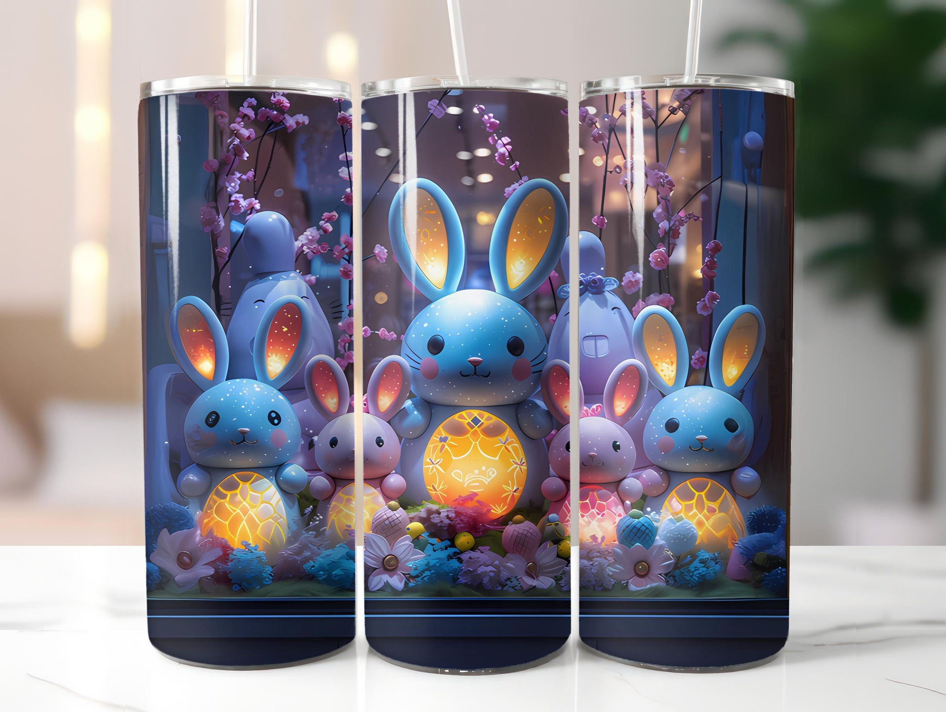 Kawaii Easter 4 Tumbler Wrap - CraftNest