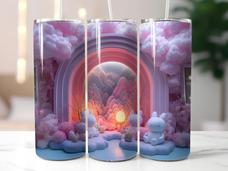 Kawaii Easter 4 Tumbler Wrap - CraftNest
