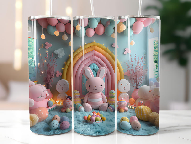 Kawaii Easter 2 Tumbler Wrap - CraftNest