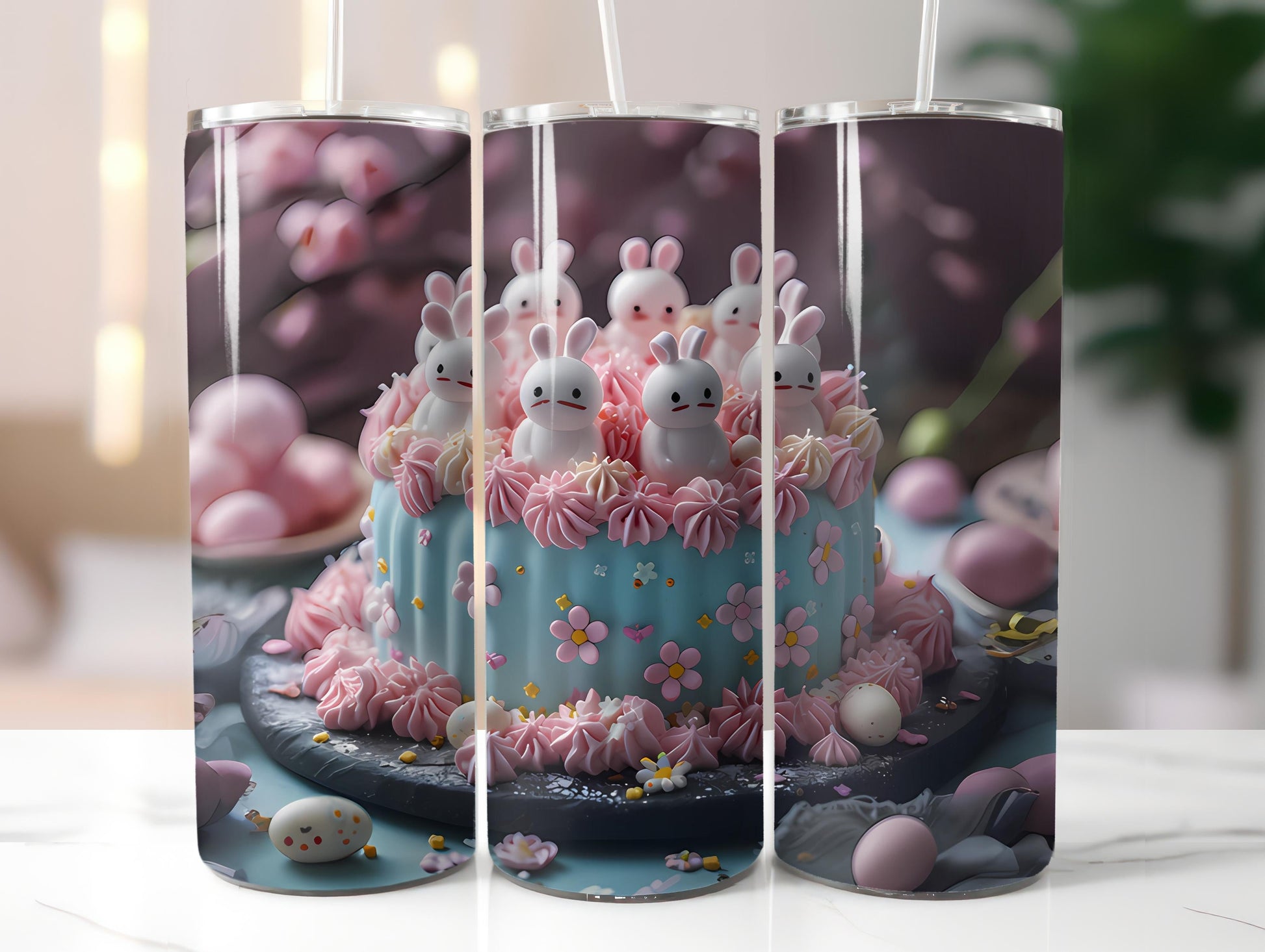 Kawaii Easter 5 Tumbler Wrap - CraftNest