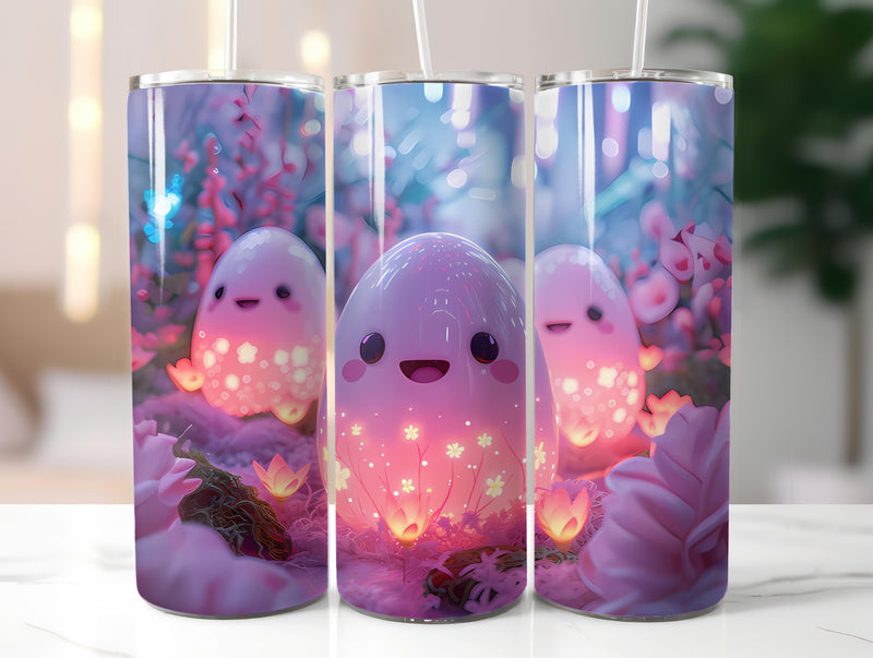 Kawaii Easter 3 Tumbler Wrap - CraftNest