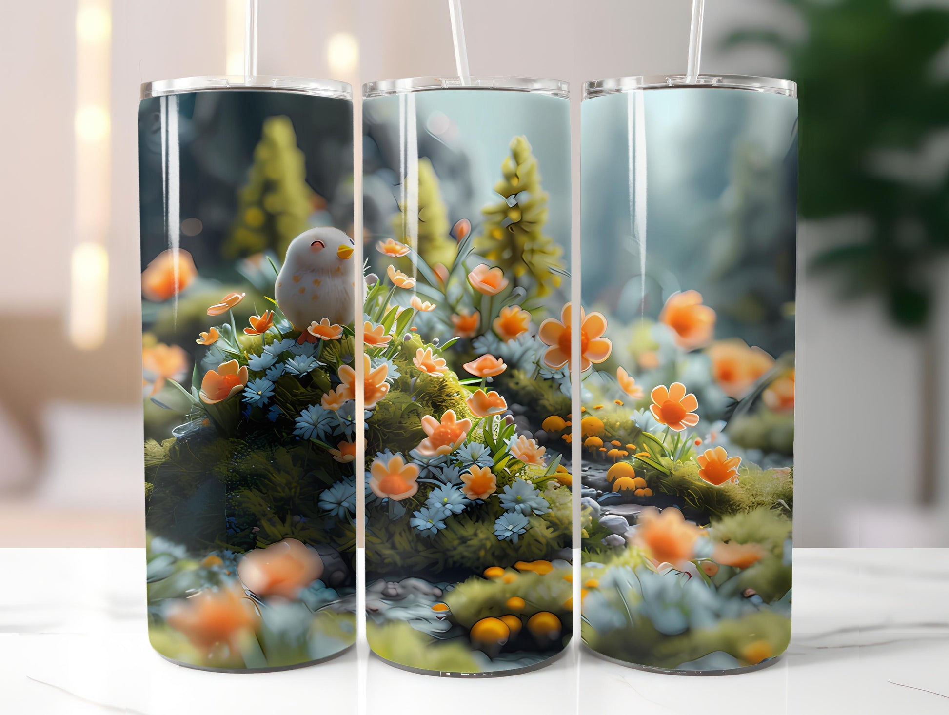 Kawaii Easter 3 Tumbler Wrap - CraftNest