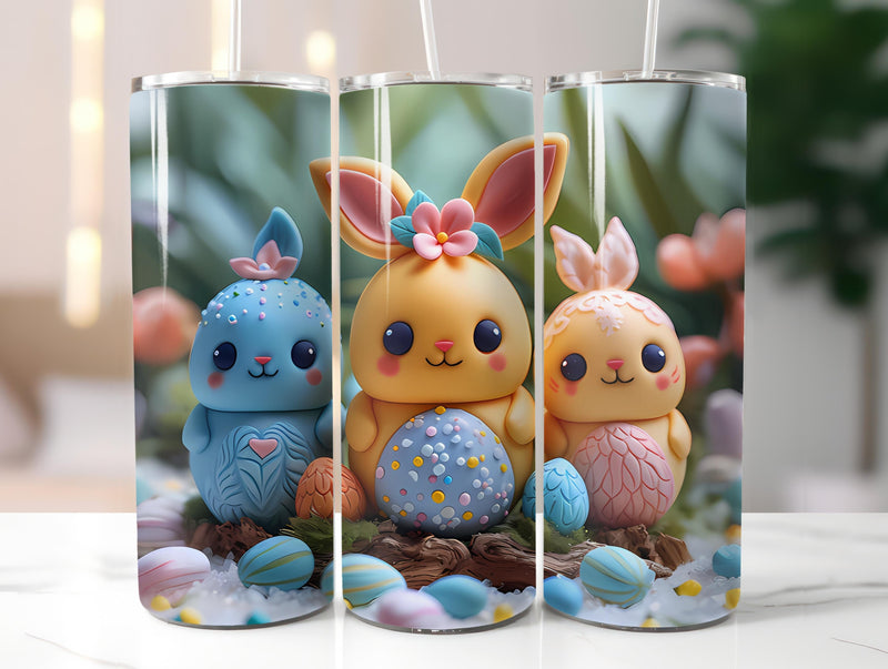 Kawaii Easter 5 Tumbler Wrap - CraftNest