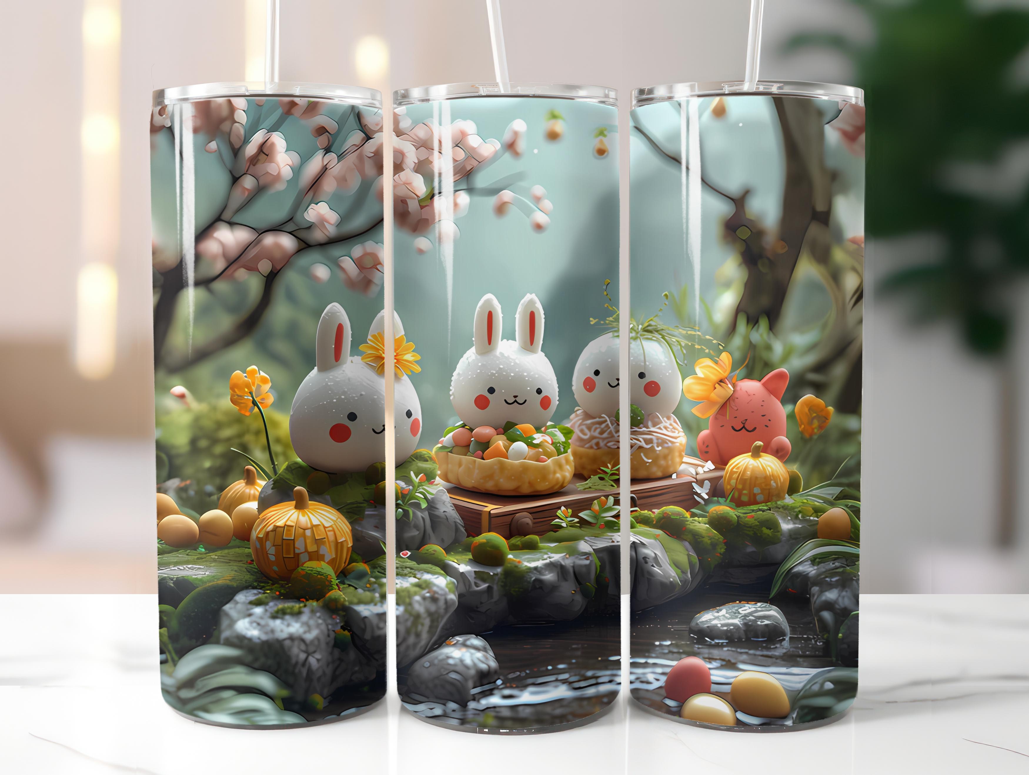Kawaii Easter 4 Tumbler Wrap - CraftNest