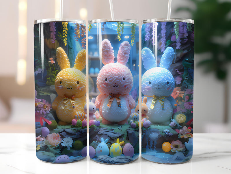Kawaii Easter 2 Tumbler Wrap - CraftNest