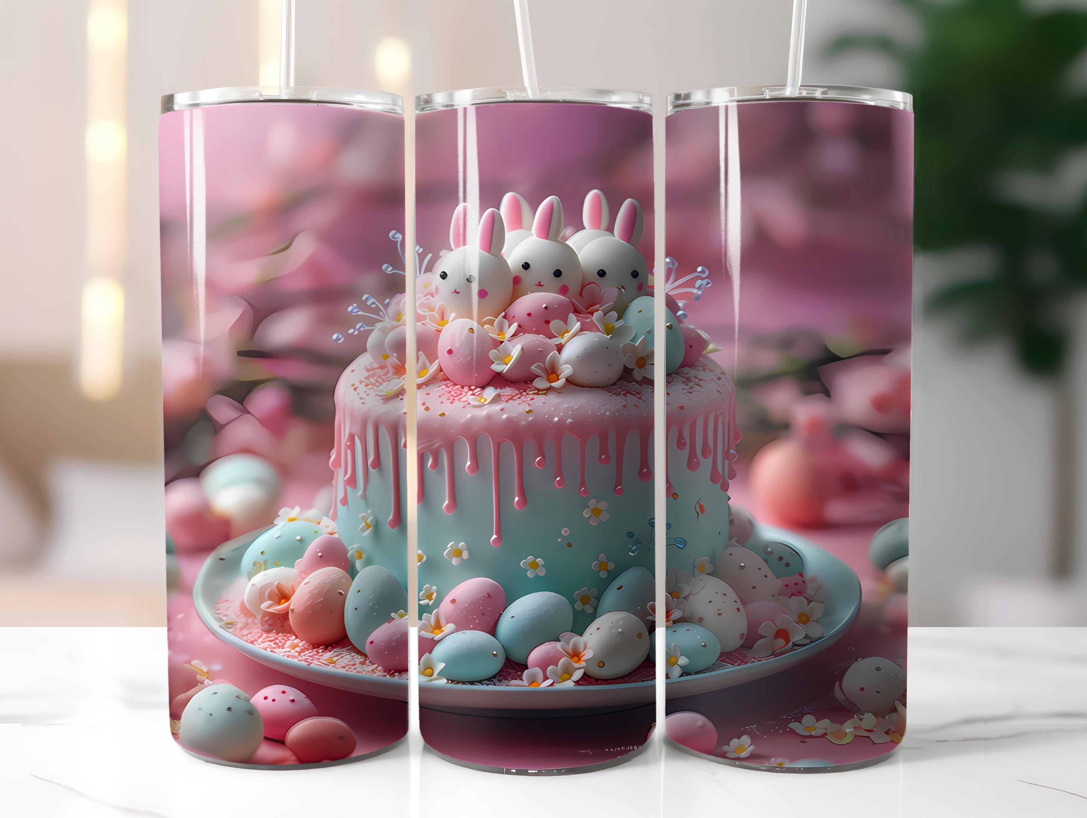 Kawaii Easter 5 Tumbler Wrap - CraftNest
