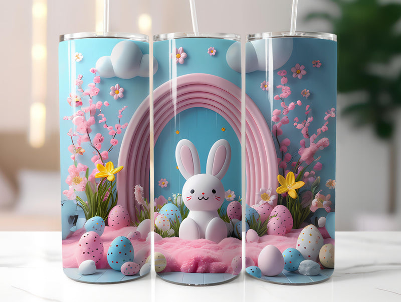 Kawaii Easter 4 Tumbler Wrap - CraftNest