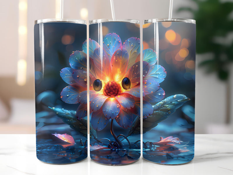 Kawaii Flowers Tumbler Wrap - CraftNest - Digital Crafting and Art