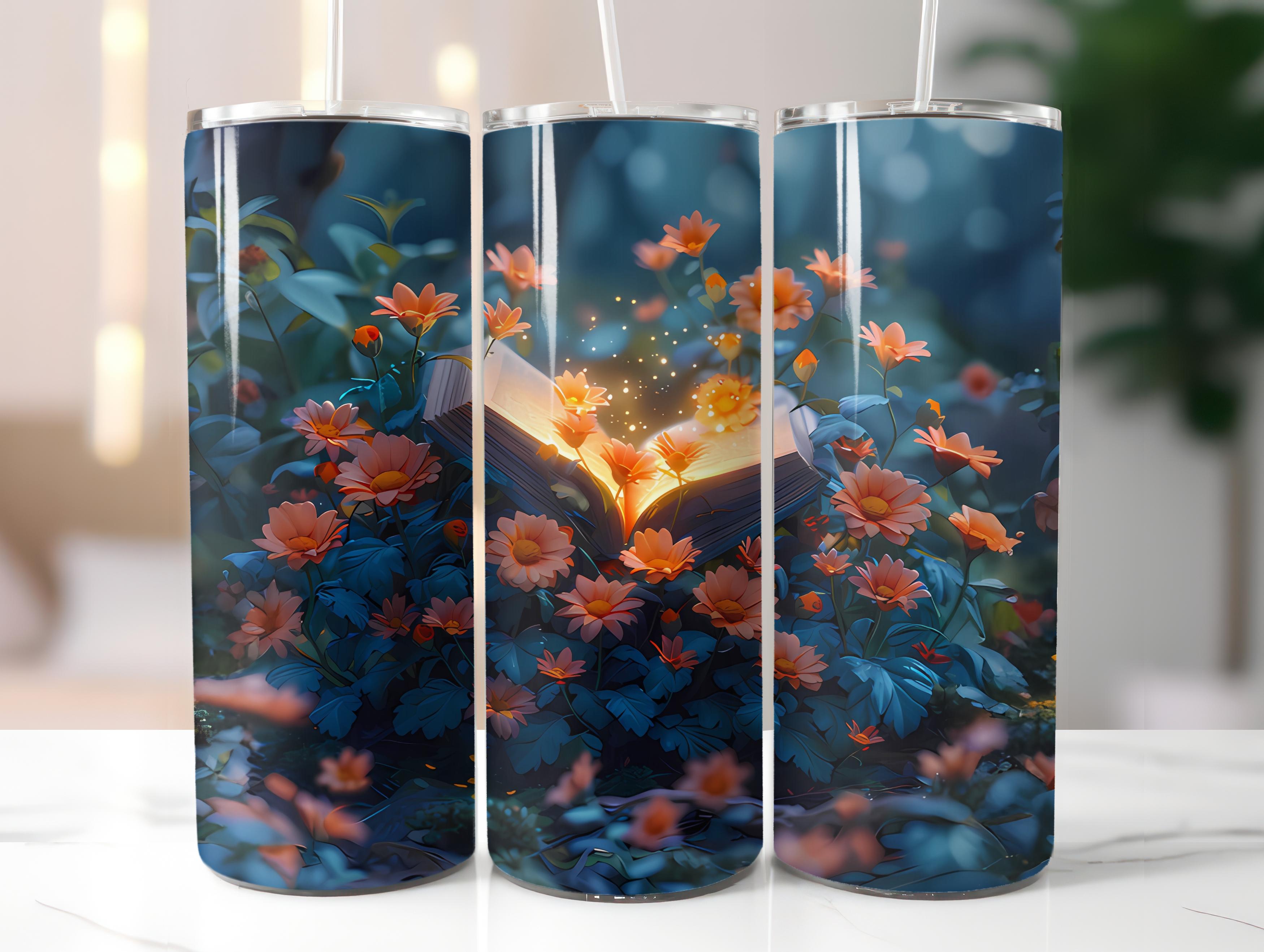 Kawaii Flowers Tumbler Wrap - CraftNest - Digital Crafting and Art