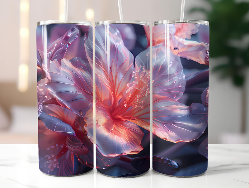 Kawaii Flowers Tumbler Wrap - CraftNest - Digital Crafting and Art