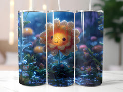 Kawaii Flowers Tumbler Wrap - CraftNest - Digital Crafting and Art