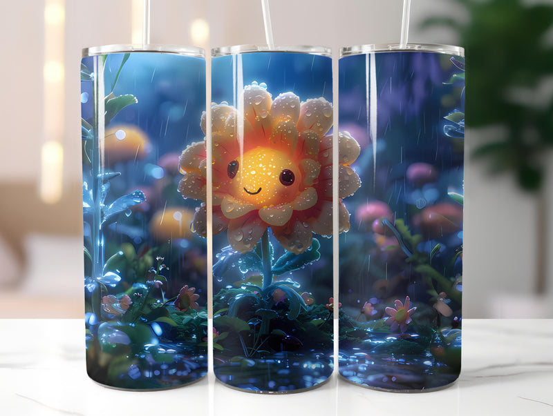 Kawaii Flowers Tumbler Wrap - CraftNest - Digital Crafting and Art