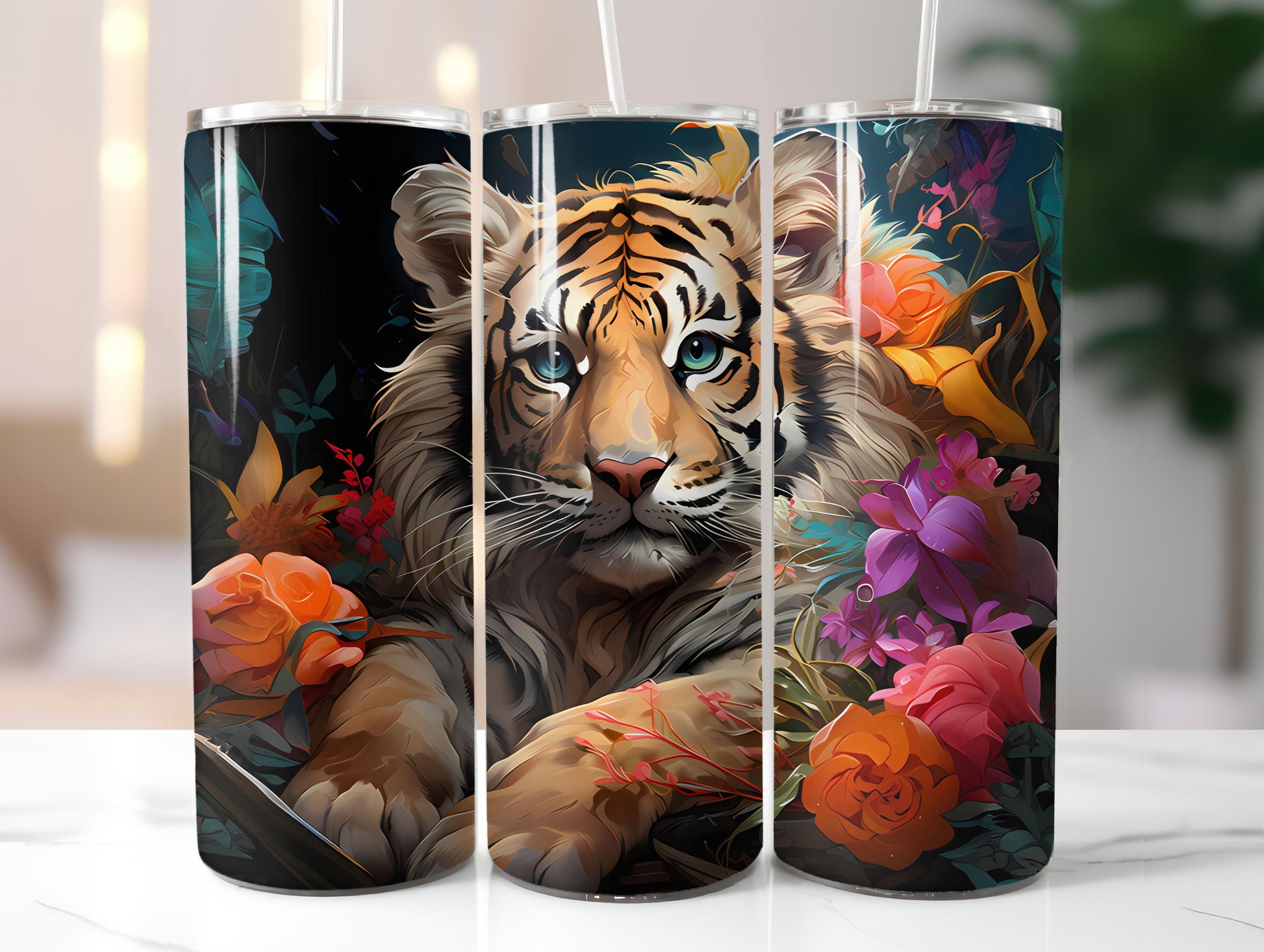 Kawaii Jungle 1 Tumbler Wrap - CraftNest