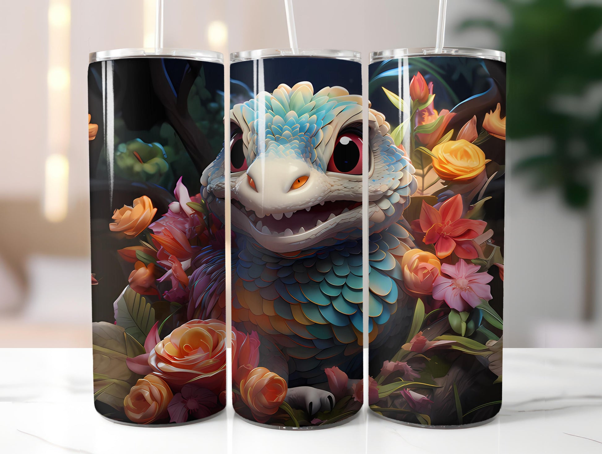 Kawaii Jungle 1 Tumbler Wrap - CraftNest