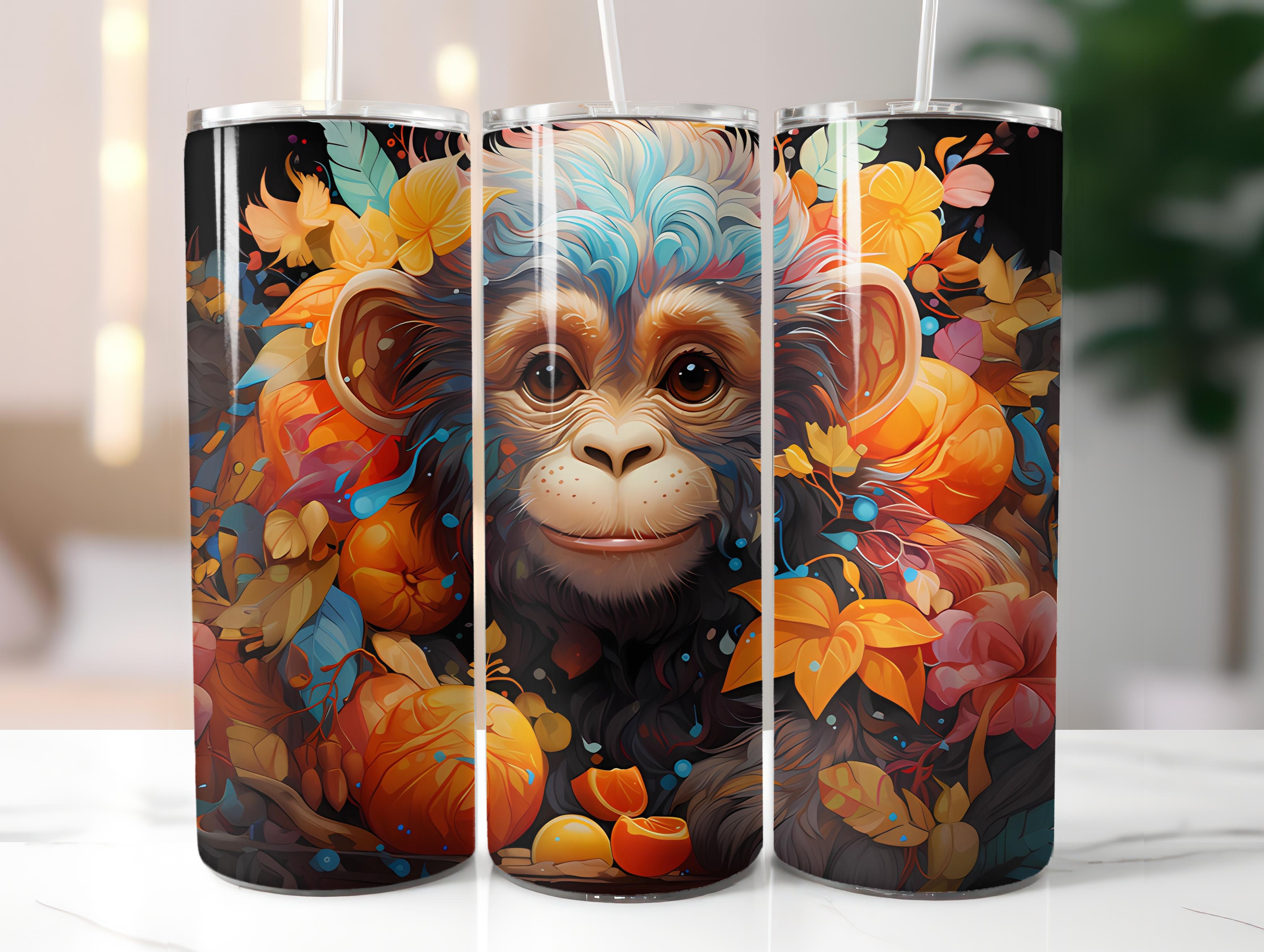 Kawaii Jungle 1 Tumbler Wrap - CraftNest