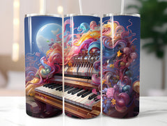 Kawaii Musical 1 Tumbler Wrap - CraftNest