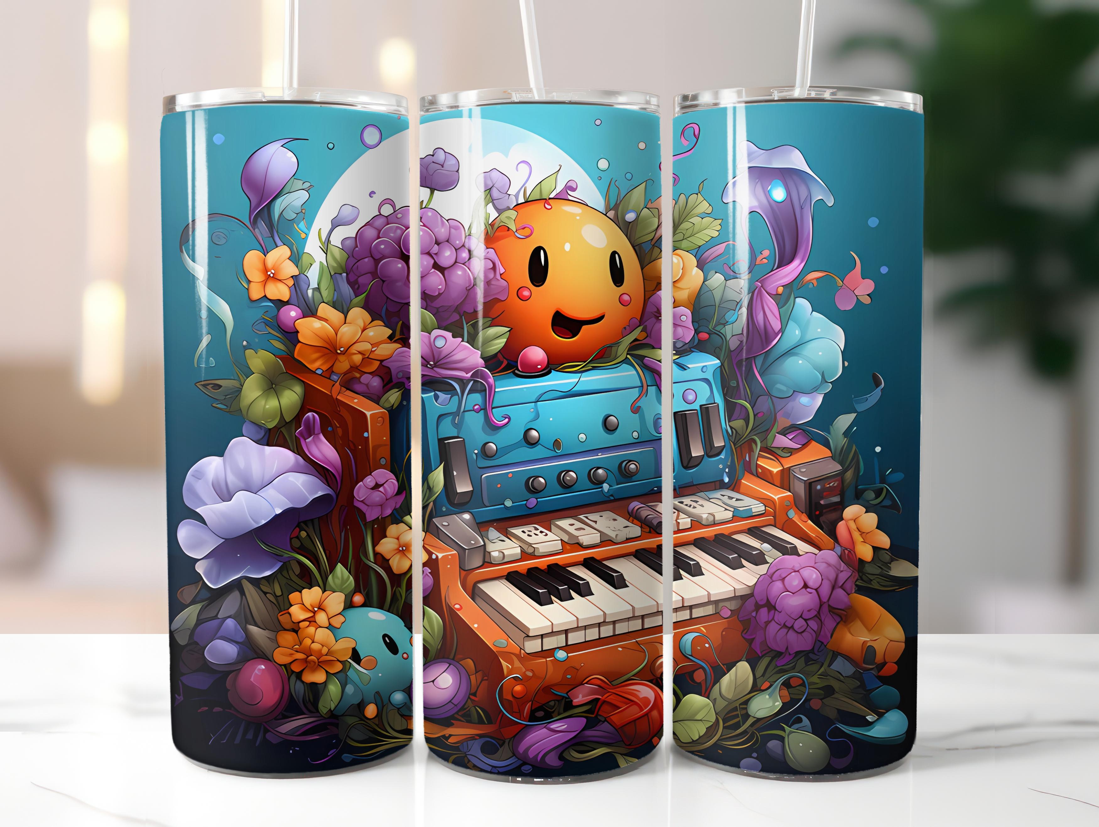 Kawaii Musical 1 Tumbler Wrap - CraftNest