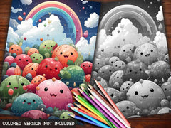 Kawaii Space Coloring Books - CraftNest
