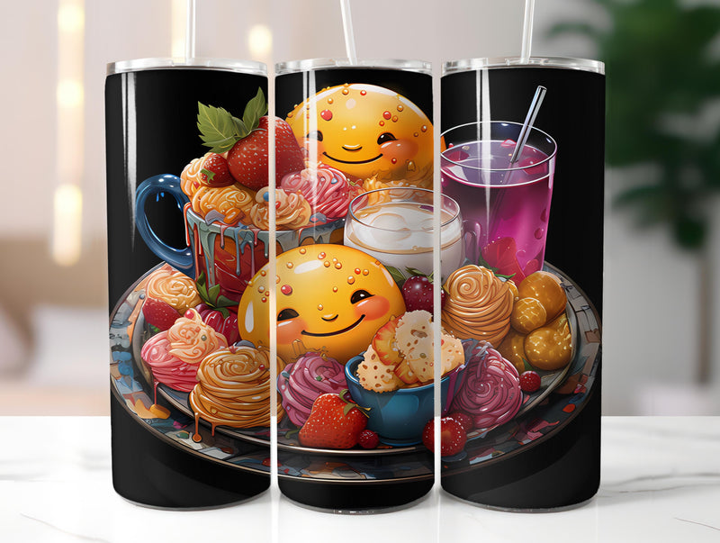 Kawaii Tea 3 Tumbler Wrap - CraftNest