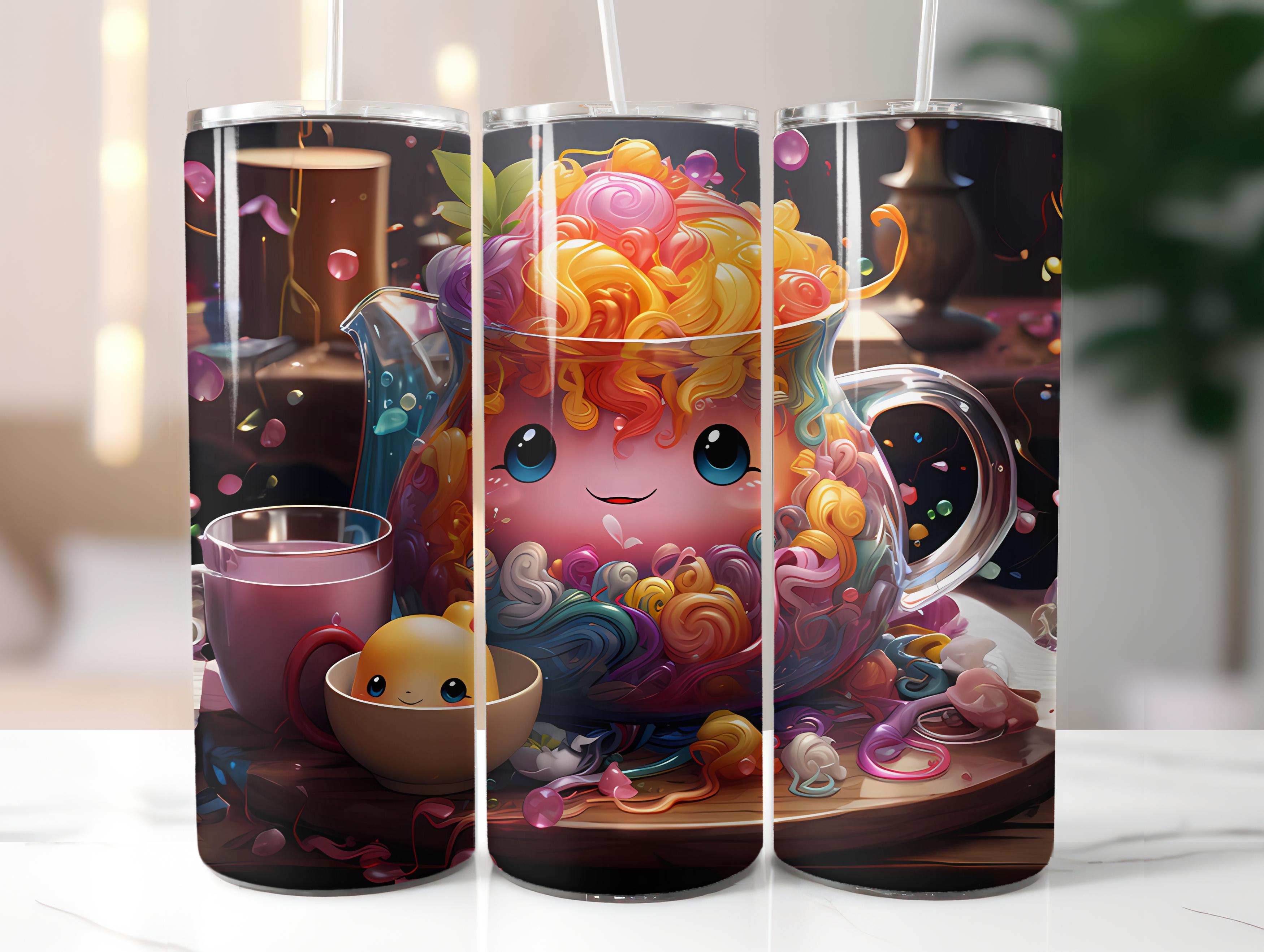 Kawaii Tea 1 Tumbler Wrap - CraftNest
