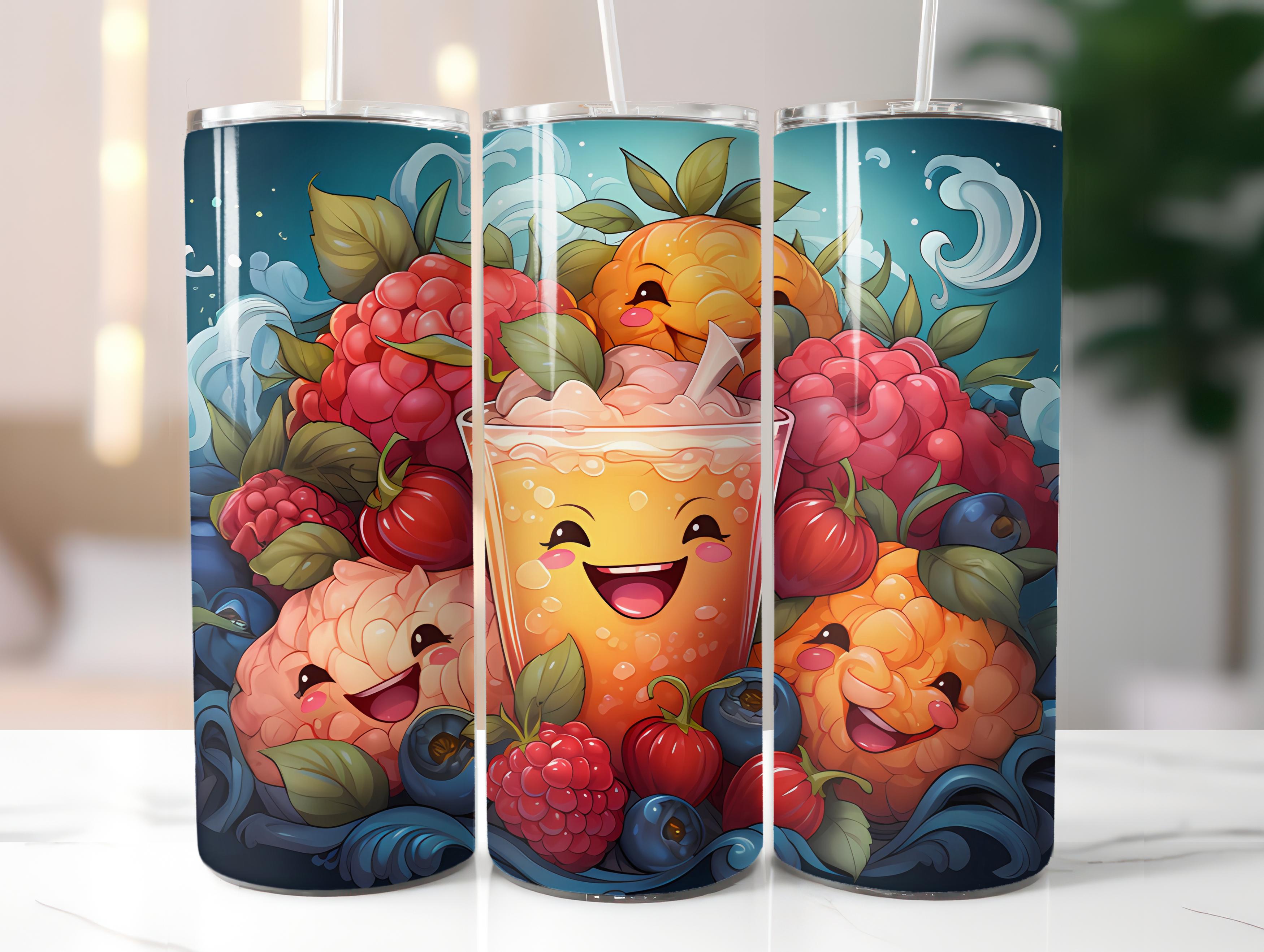 Kawaii Tea 3 Tumbler Wrap - CraftNest