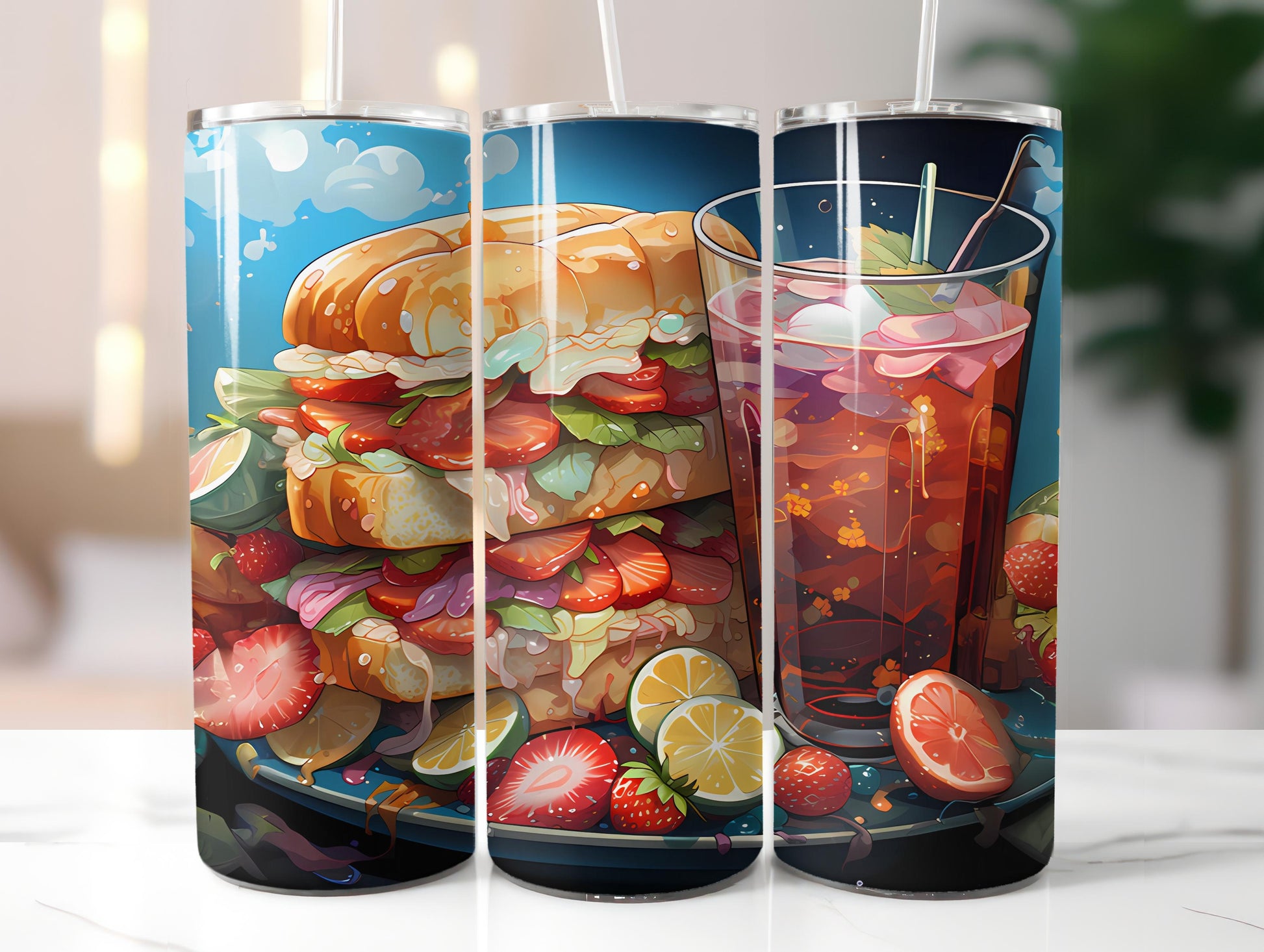Kawaii Tea 3 Tumbler Wrap - CraftNest