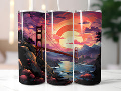 Kawaii Travel 3 Tumbler Wrap - CraftNest
