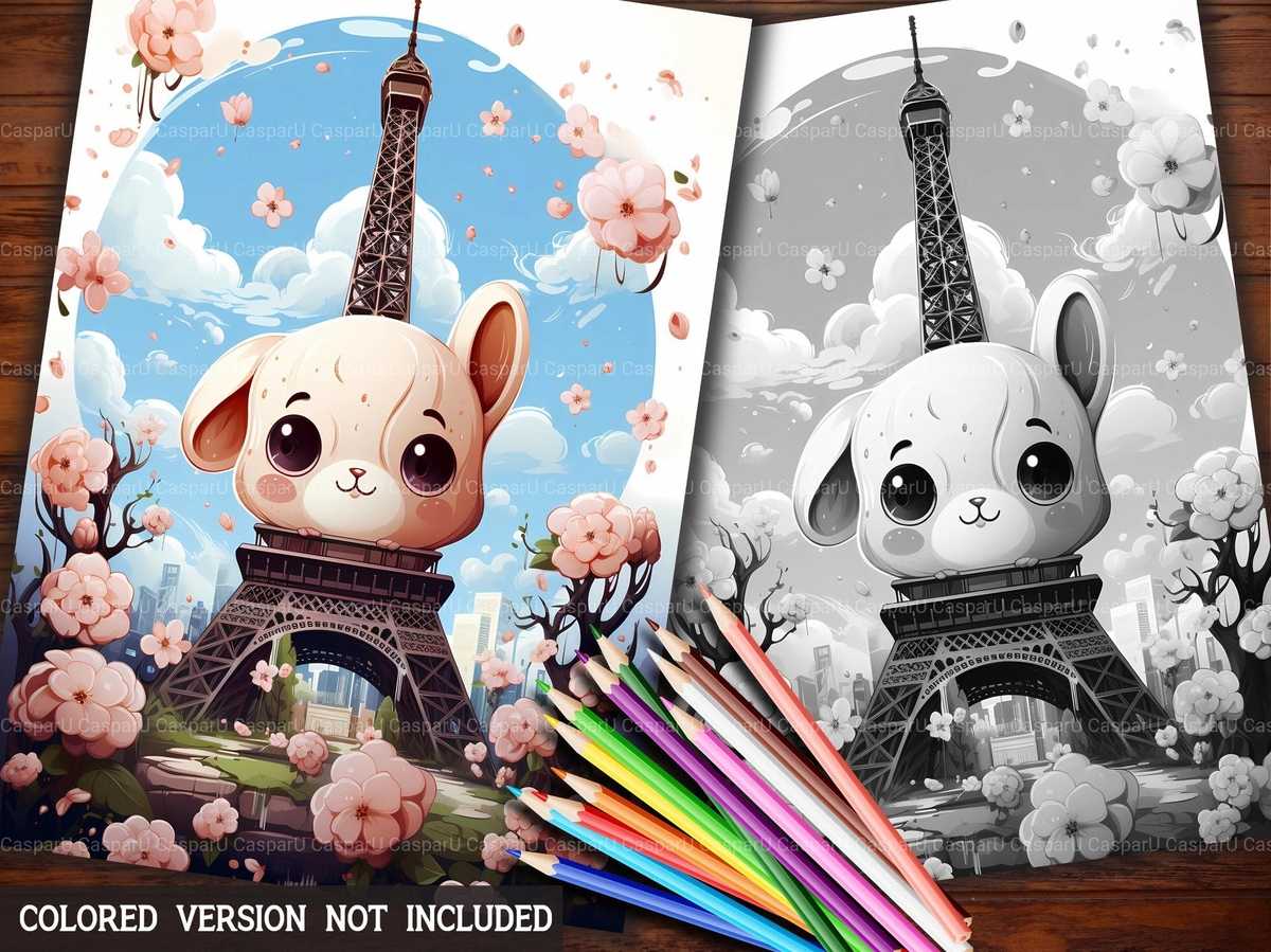Kawaii Travel Coloring Books - CraftNest