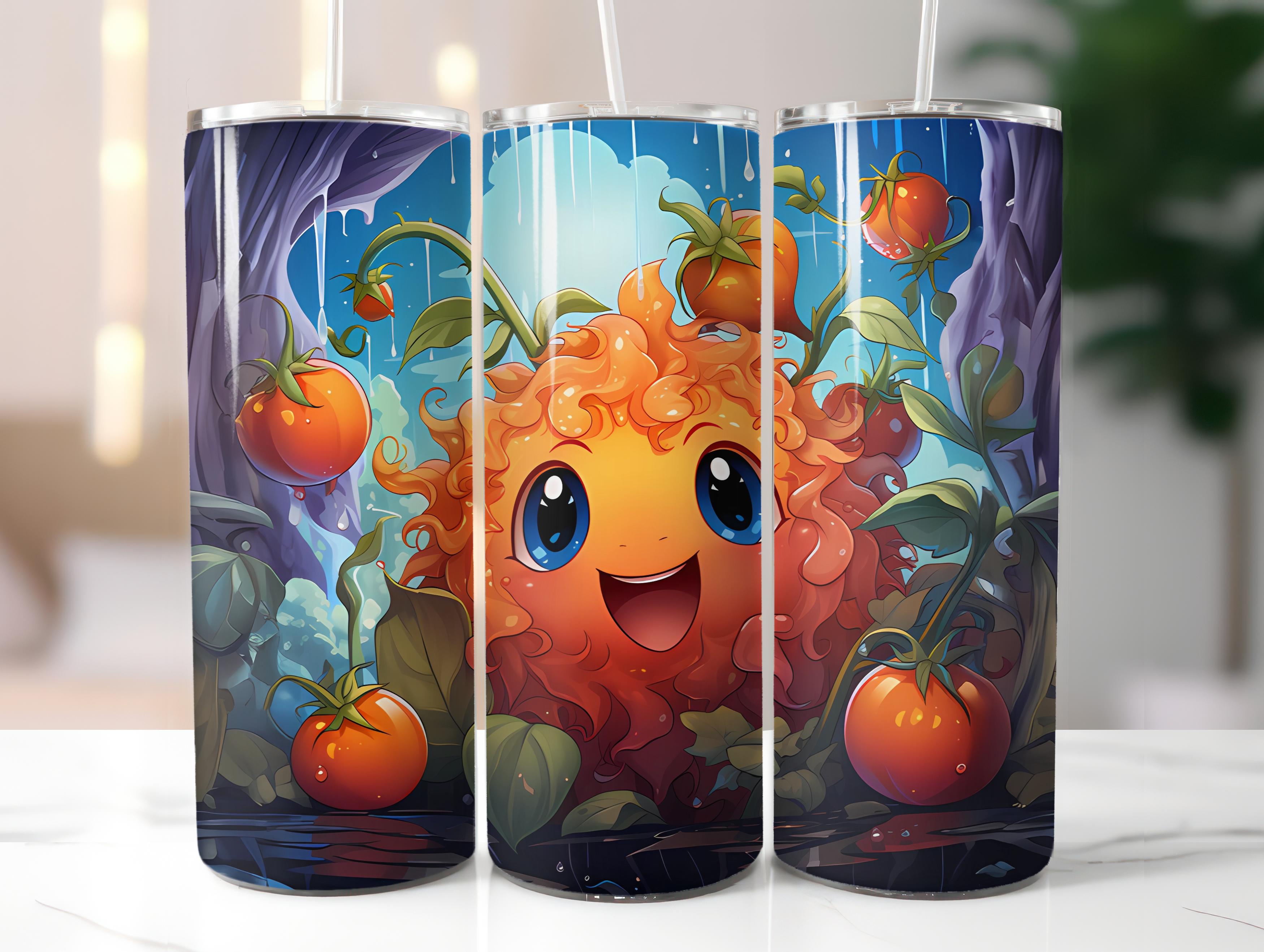 Kawaii Vegetables 3 Tumbler Wrap - CraftNest