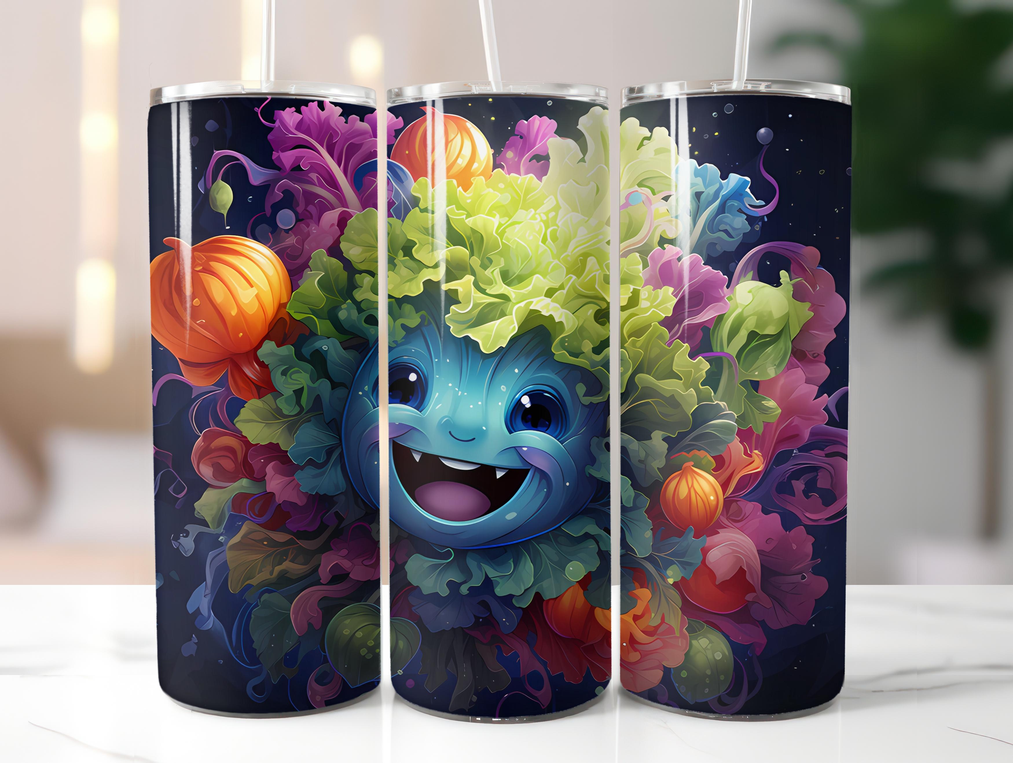 Kawaii Vegetables 3 Tumbler Wrap - CraftNest