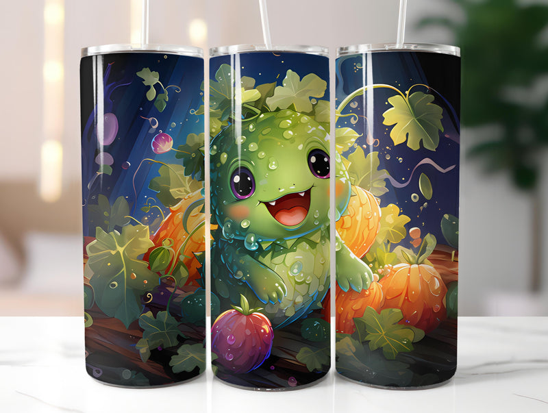 Kawaii Vegetables 3 Tumbler Wrap - CraftNest