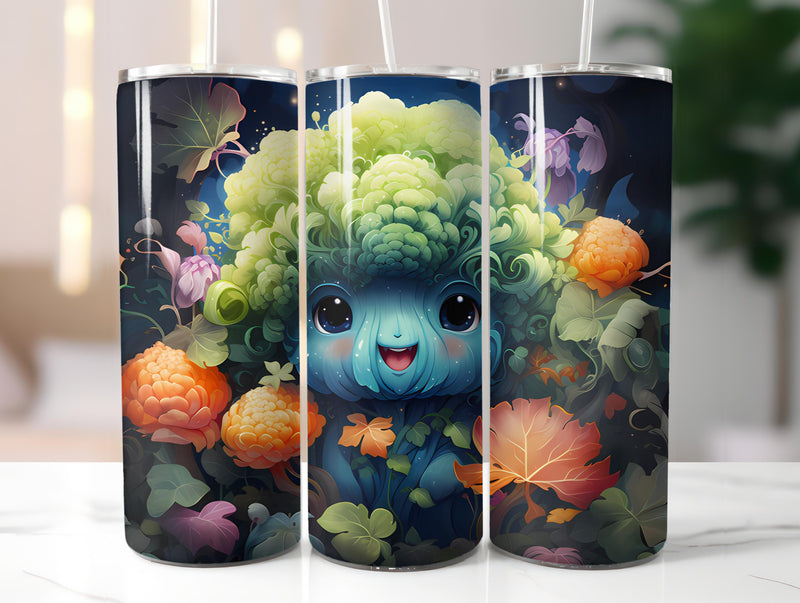 Kawaii Vegetables 3 Tumbler Wrap - CraftNest