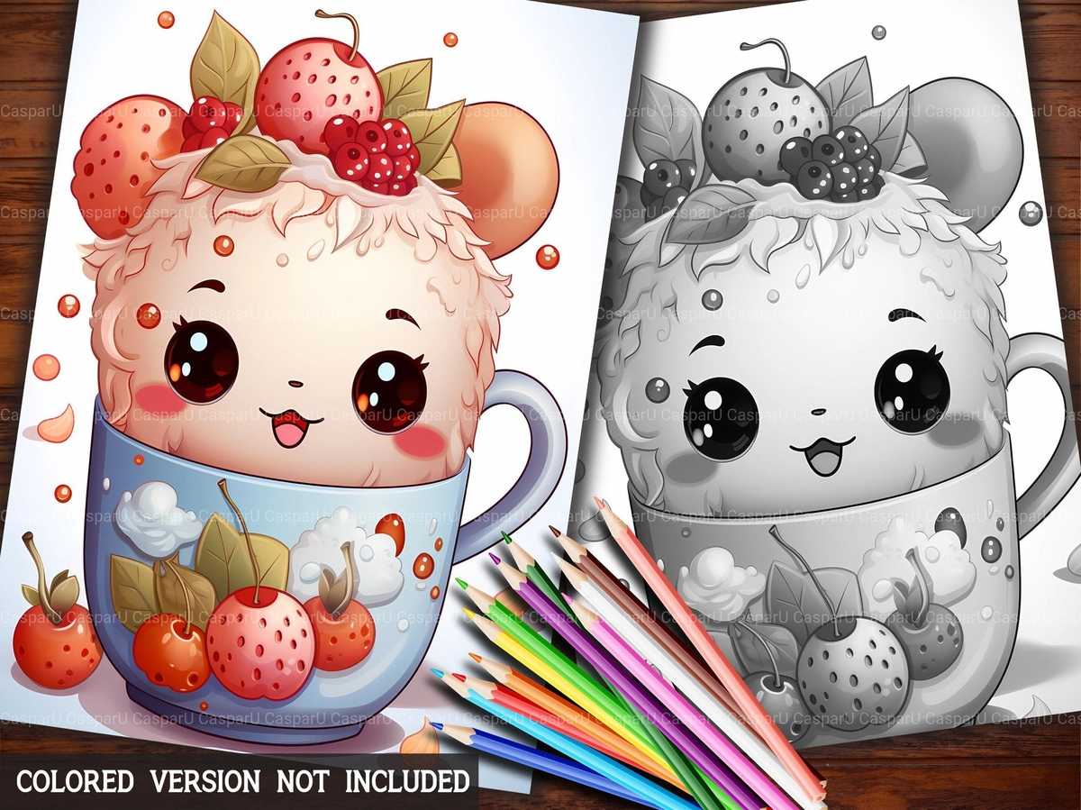 Kawaii Winter Coloring Books - CraftNest