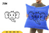 Kawaii Cute Elephant Head SVG Bundle